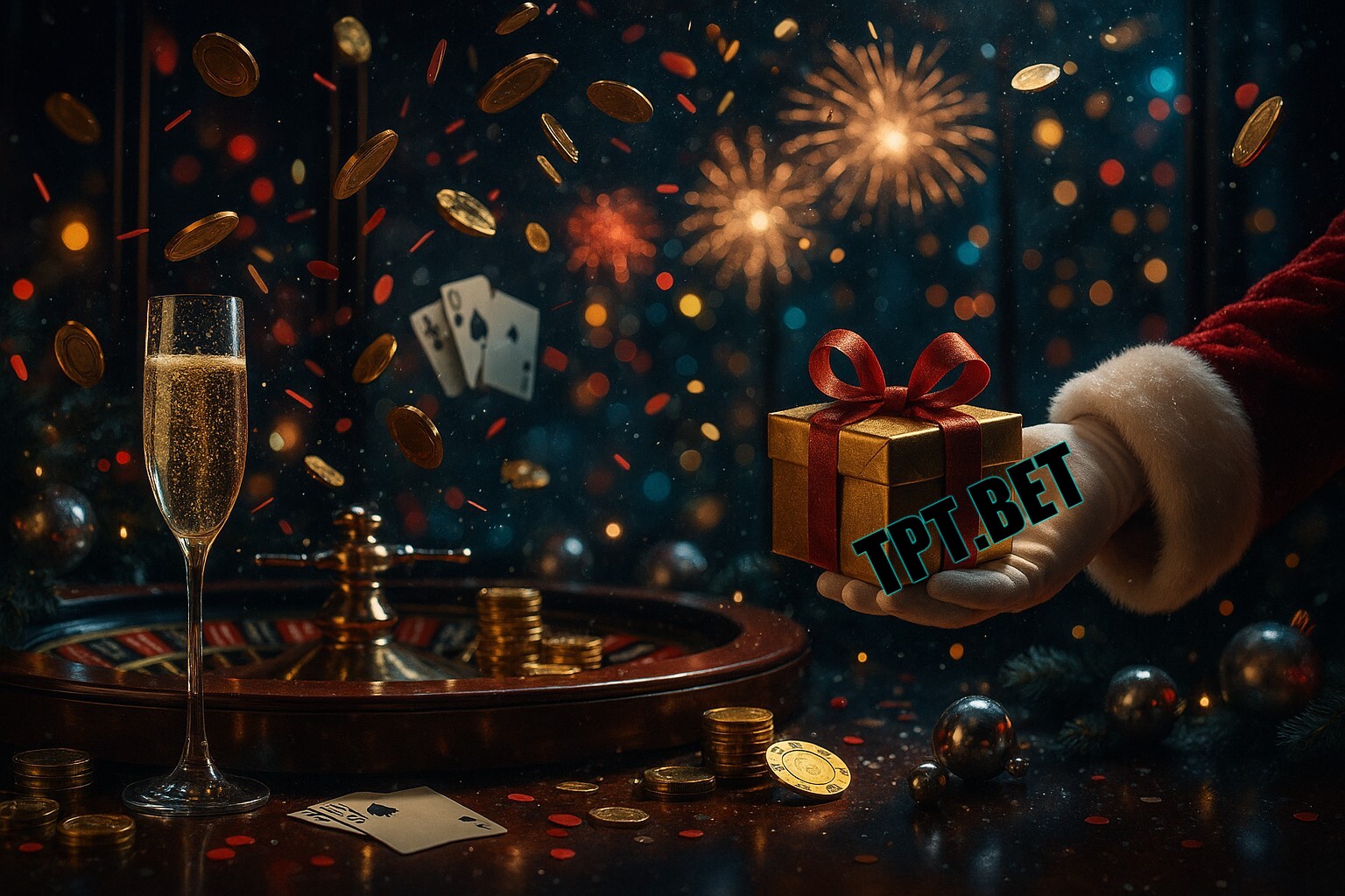 Promoções de Ano Novo no TPT.BET